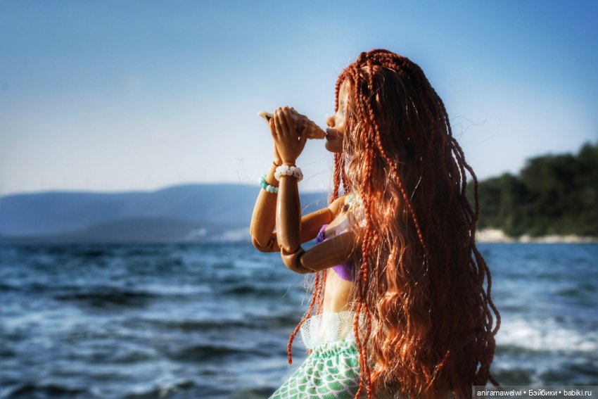 На побережье Эгейского моря. Русалочья фотосессия