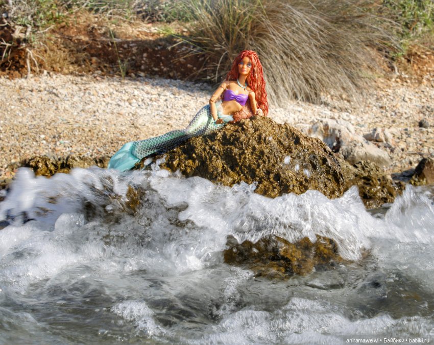На побережье Эгейского моря. Русалочья фотосессия