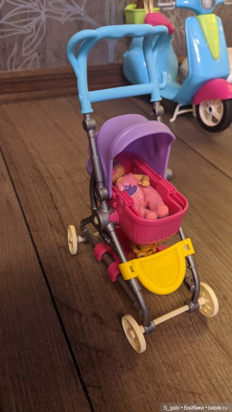 Коляска для Барби. Полезности пост