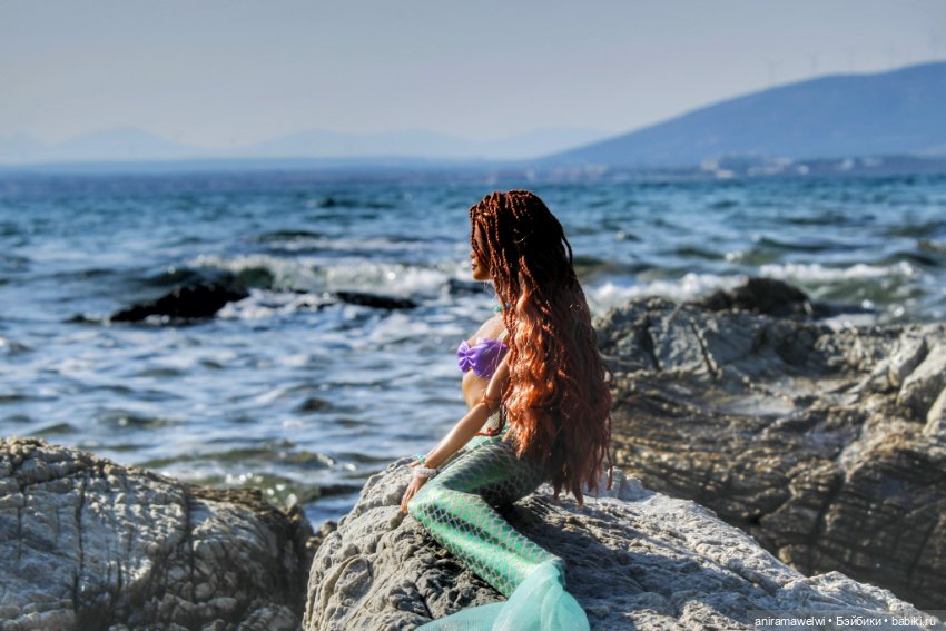 На побережье Эгейского моря. Русалочья фотосессия (фото 10)