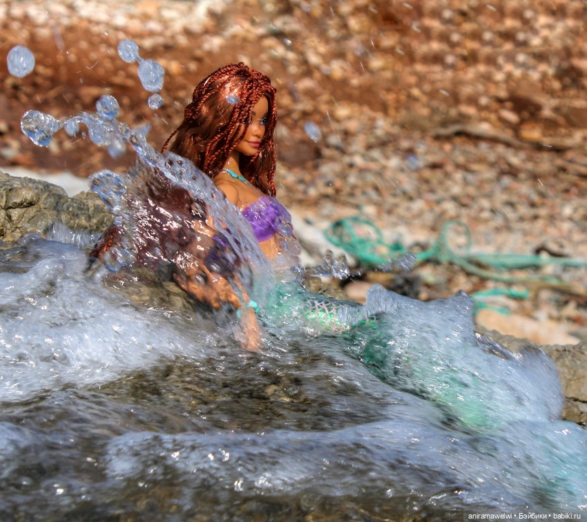На побережье Эгейского моря. Русалочья фотосессия (фото 8)