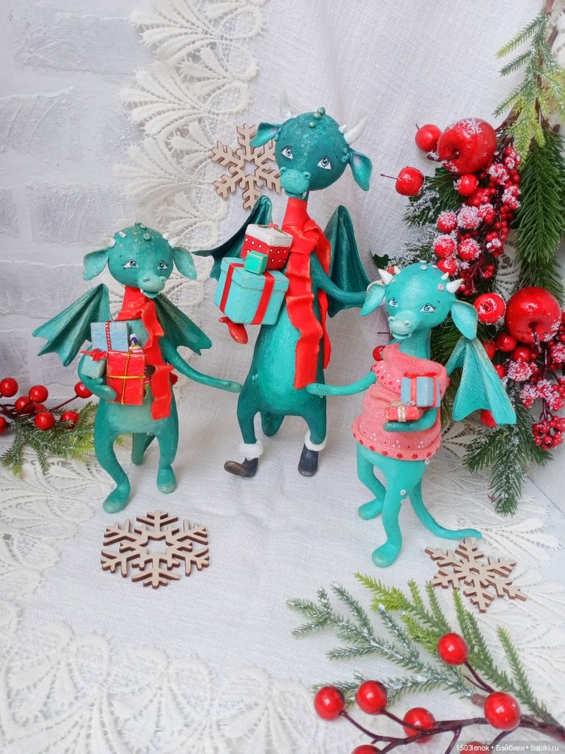 Дракоши — Лепка авторских игрушек и папье