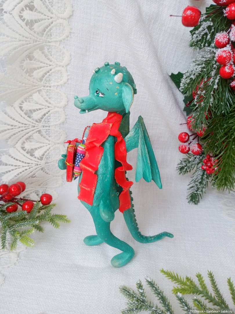 Дракоши — Лепка авторских игрушек и папье (фото 9)