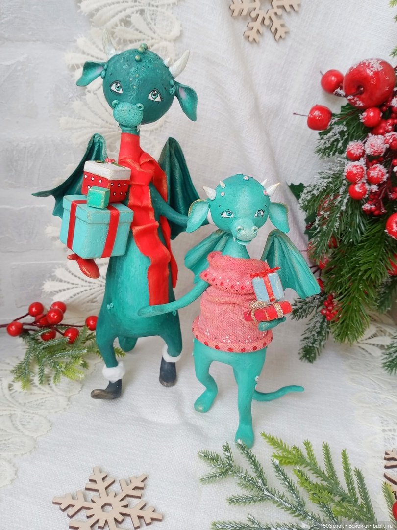 Дракоши — Лепка авторских игрушек и папье (фото 4)