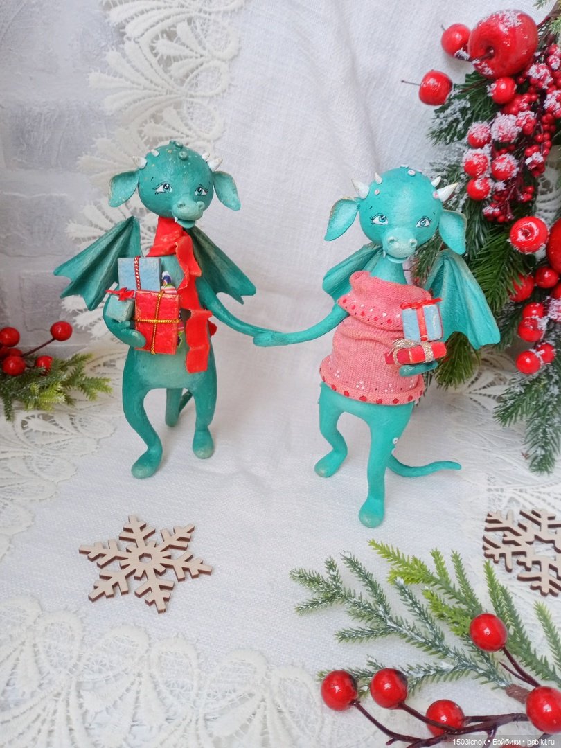 Дракоши — Лепка авторских игрушек и папье (фото 5)