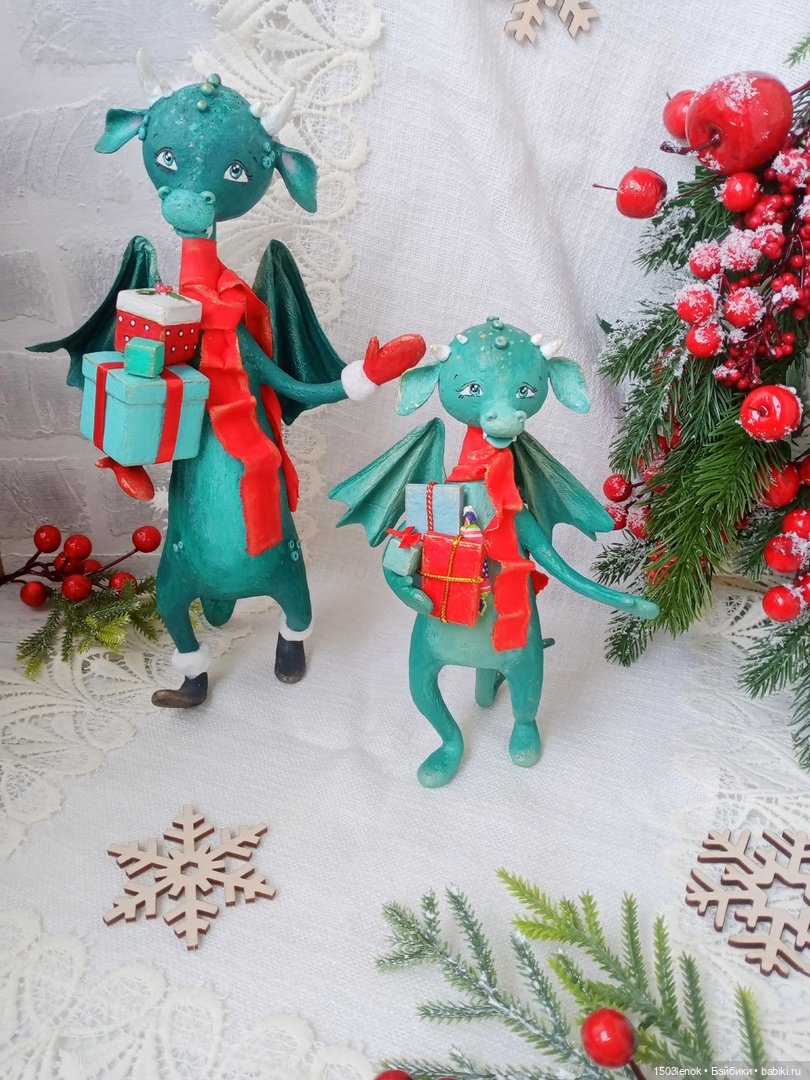 Дракоши — Лепка авторских игрушек и папье (фото 3)