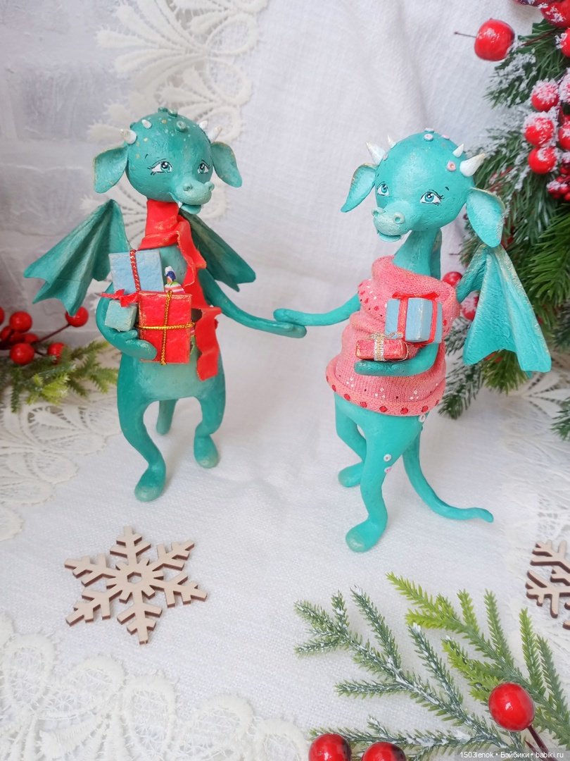 Дракоши — Лепка авторских игрушек и папье (фото 6)