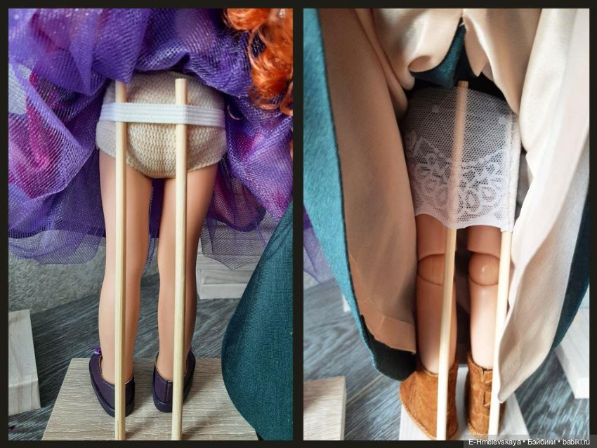 Делаем сами Бюджетные подставки для кукол (фото 4)