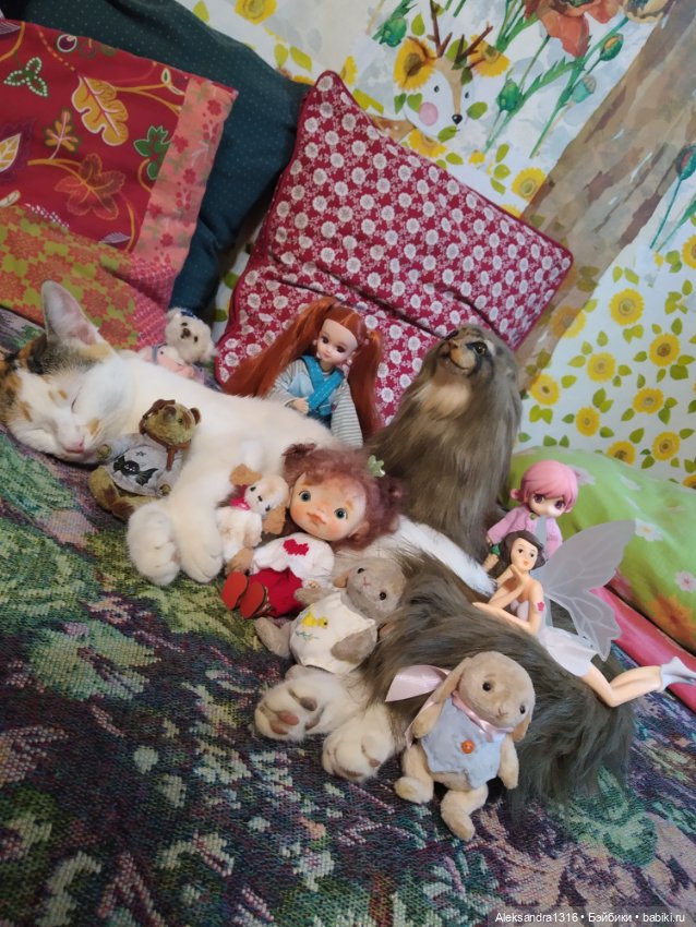Люся спит🤫 — Авторские работы в частных коллекциях: домашние фото кукол и игрушек