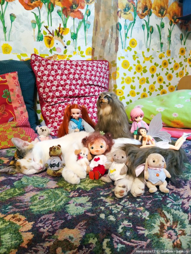 Люся спит🤫 — Авторские работы в частных коллекциях: домашние фото кукол и игрушек