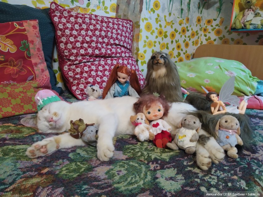 Люся спит🤫 — Авторские работы в частных коллекциях: домашние фото кукол и игрушек