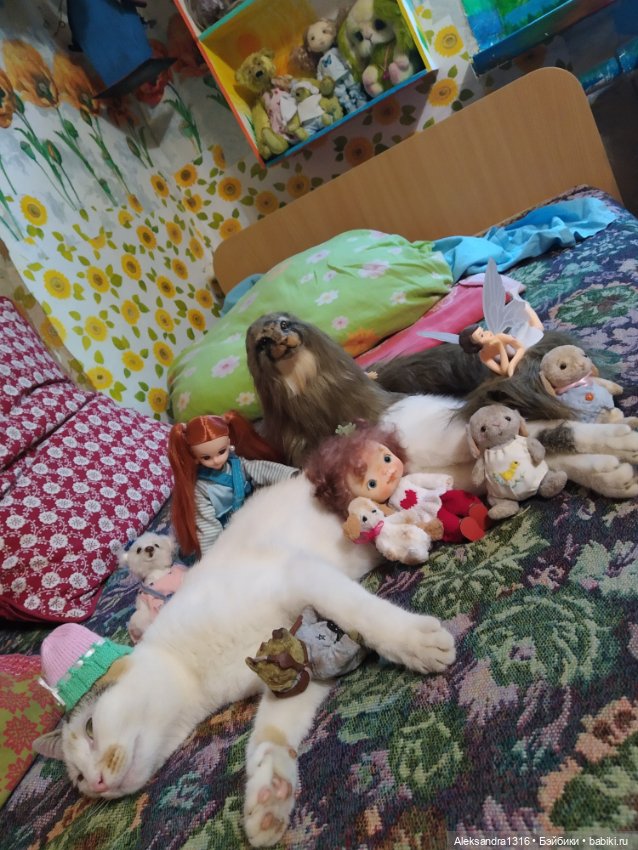 Люся спит🤫 — Авторские работы в частных коллекциях: домашние фото кукол и игрушек