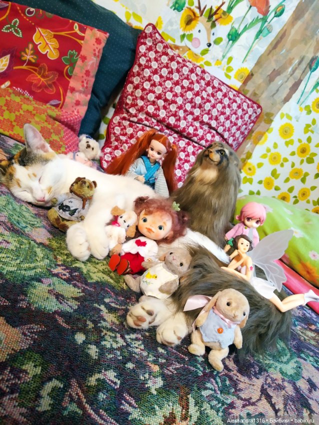Люся спит🤫 — Авторские работы в частных коллекциях: домашние фото кукол и игрушек