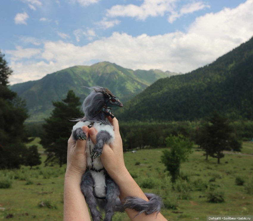 Он дракон — Домашние фото авторских игрушек: Тедди