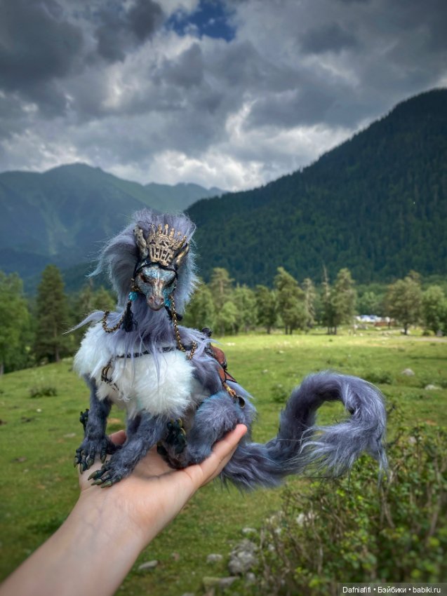 Он дракон — Домашние фото авторских игрушек: Тедди