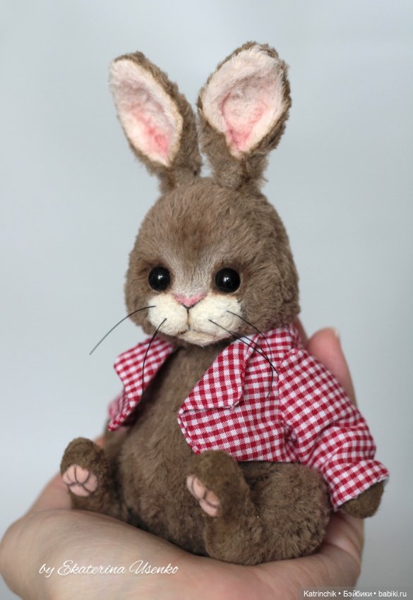 Зайчонок Тедди — Авторские мишки Тедди и друзья: фото (фото 2)