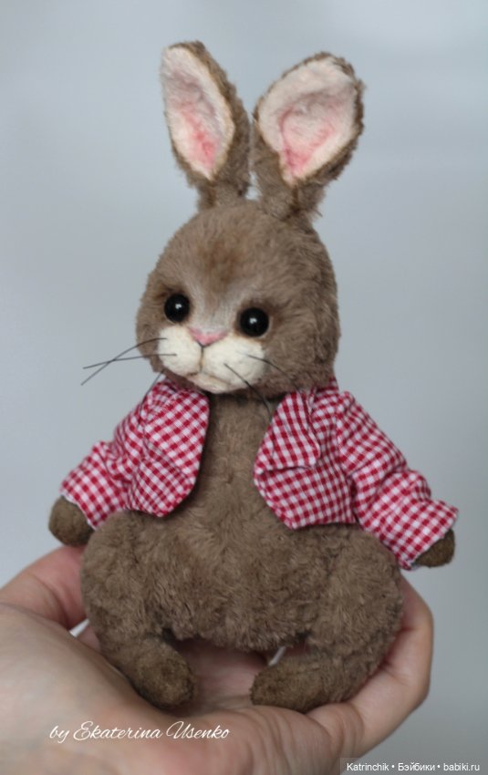 Зайчонок Тедди — Авторские мишки Тедди и друзья: фото (фото 4)