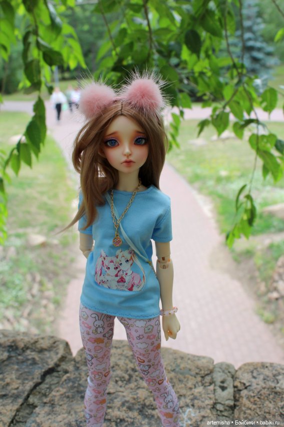 Первая прогулка моей Минифи spring sarang 2020