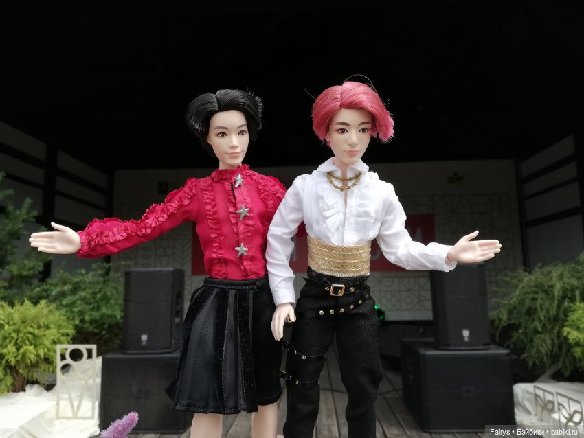 Маленькая кукловстреча в японском парке