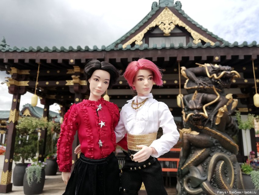Маленькая кукловстреча в японском парке
