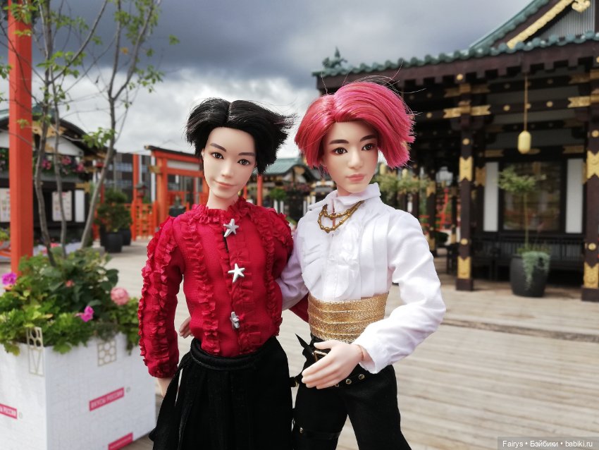 Маленькая кукловстреча в японском парке