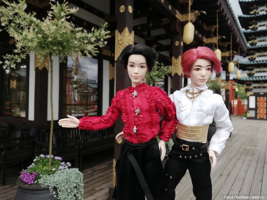 Маленькая кукловстреча в японском парке