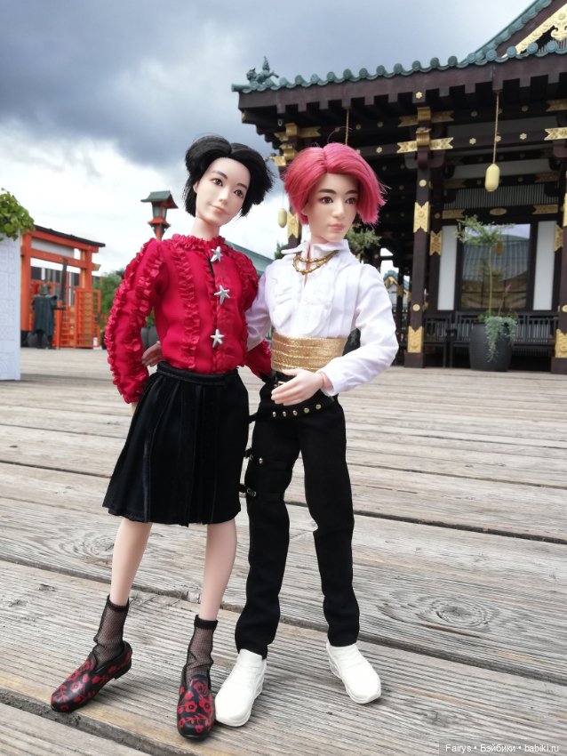 Маленькая кукловстреча в японском парке