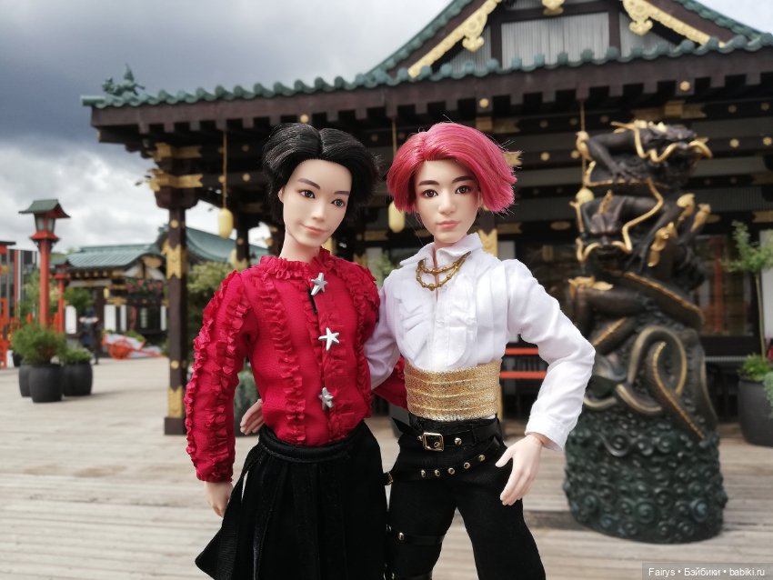 Маленькая кукловстреча в японском парке