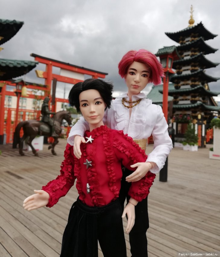 Маленькая кукловстреча в японском парке (фото 5)