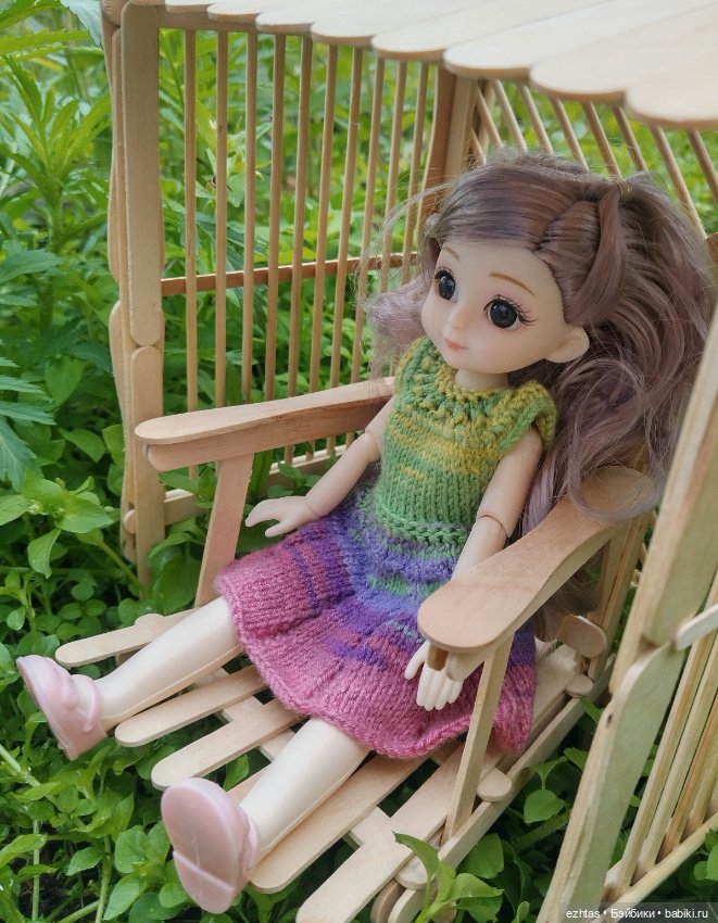 Летняя беседка из палочек (фото 7)