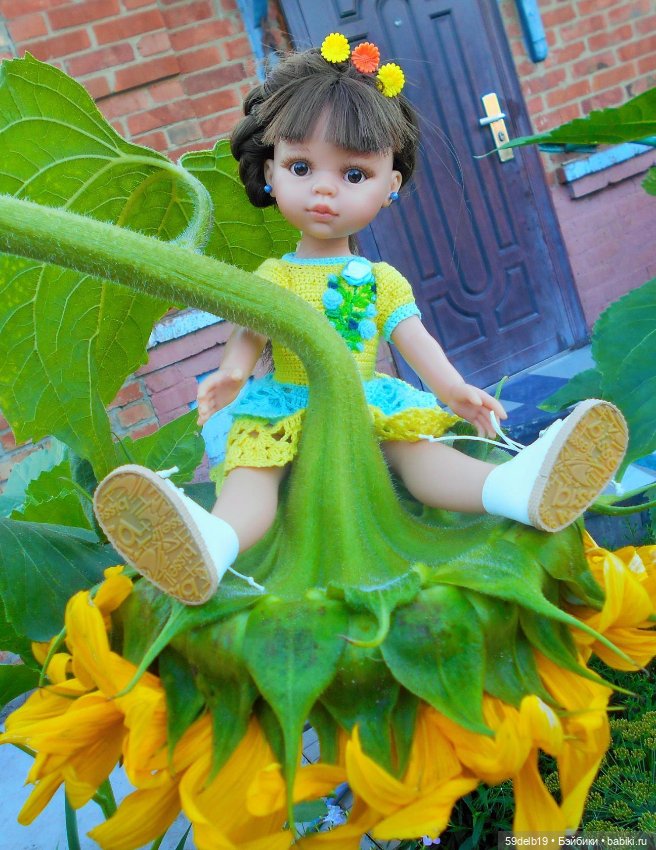 Золотой подсолнушек — Одежда и обувь для кукол своими руками: фото