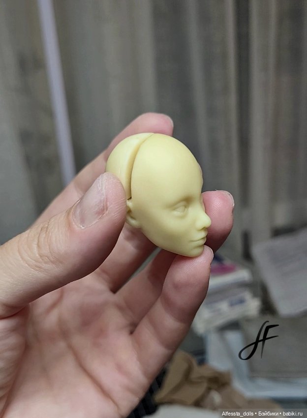 Тестовая отливка из пу — Авторские шарнирные куклы своими руками: лепка (фото 2)