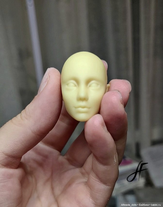 Тестовая отливка из пу — Авторские шарнирные куклы своими руками: лепка (фото 3)