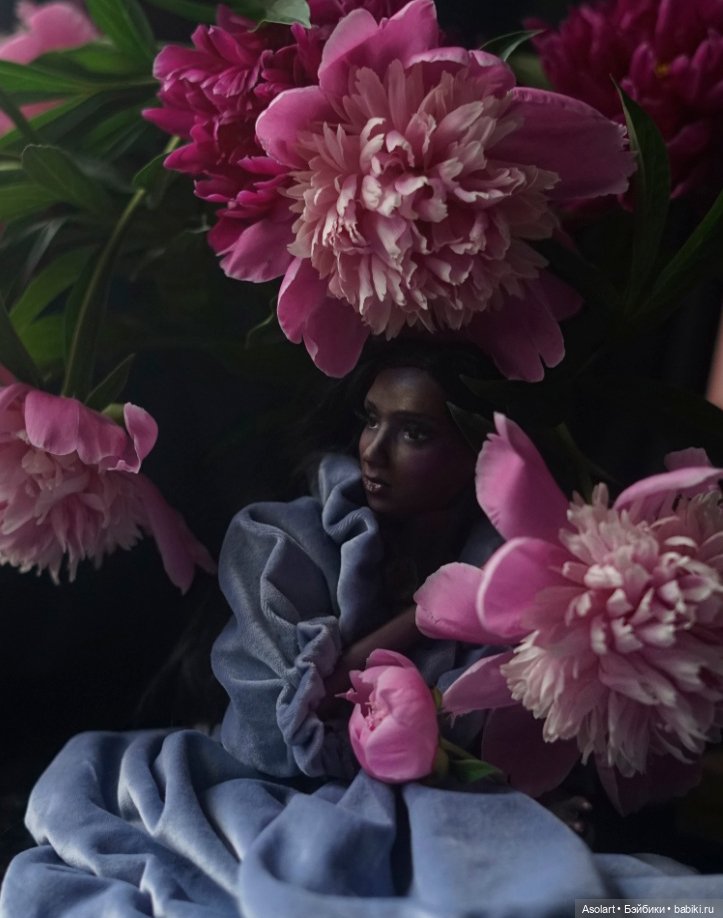 Наш пионовый июнь — Авторские фарфоровые куклы (OOAK): ручная работа