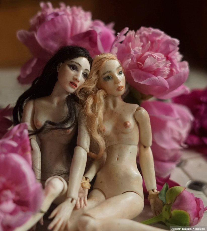 Наш пионовый июнь — Авторские фарфоровые куклы (OOAK): ручная работа (фото 9)