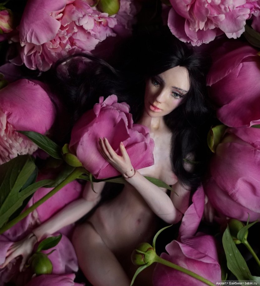 Наш пионовый июнь — Авторские фарфоровые куклы (OOAK): ручная работа (фото 2)