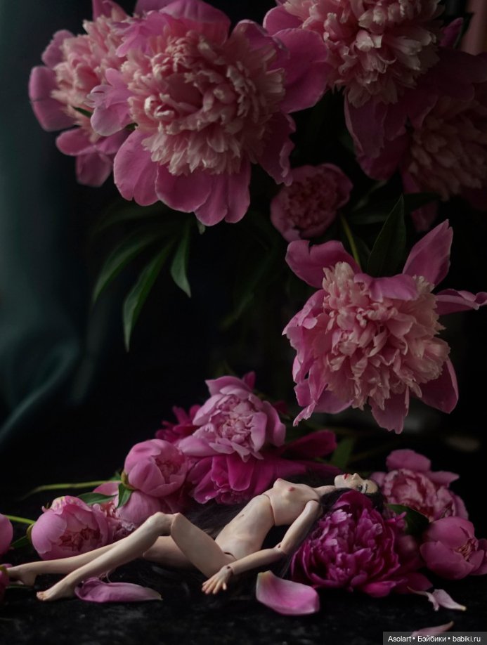 Наш пионовый июнь — Авторские фарфоровые куклы (OOAK): ручная работа