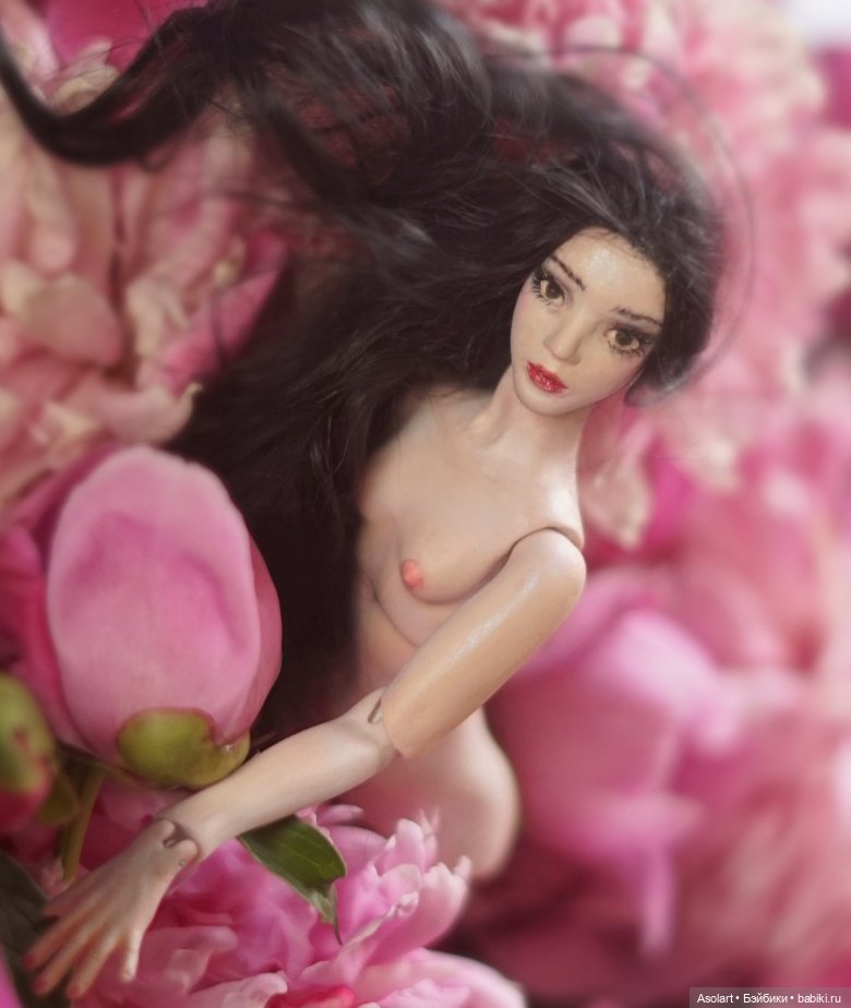 Наш пионовый июнь — Авторские фарфоровые куклы (OOAK): ручная работа (фото 7)