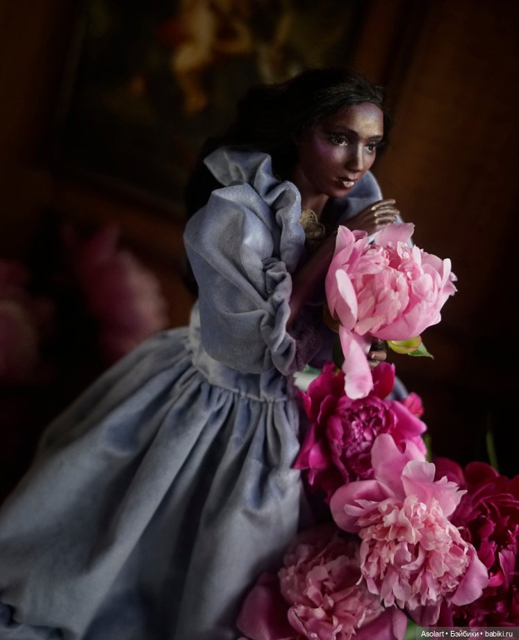 Наш пионовый июнь — Авторские фарфоровые куклы (OOAK): ручная работа (фото 10)