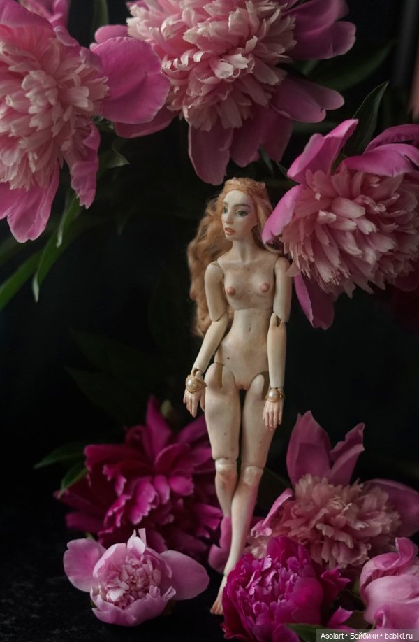 Наш пионовый июнь — Авторские фарфоровые куклы (OOAK): ручная работа