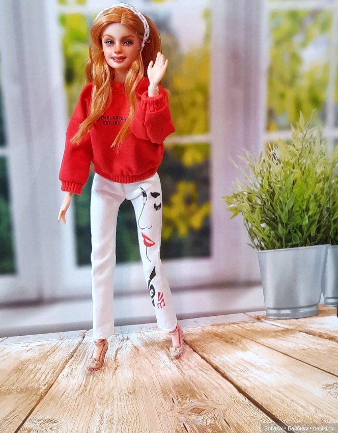 Один из первых ooakов был на кукле из FP (фото 2)