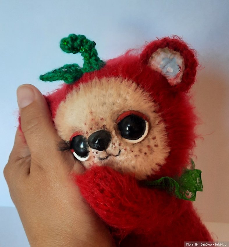 Мишка CHERRY — Вязаные игрушки и амигуруми: крючком (фото 4)