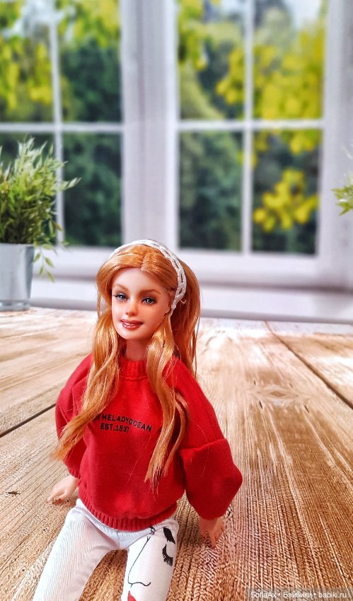 Один из первых ooakов был на кукле из FP (фото 8)