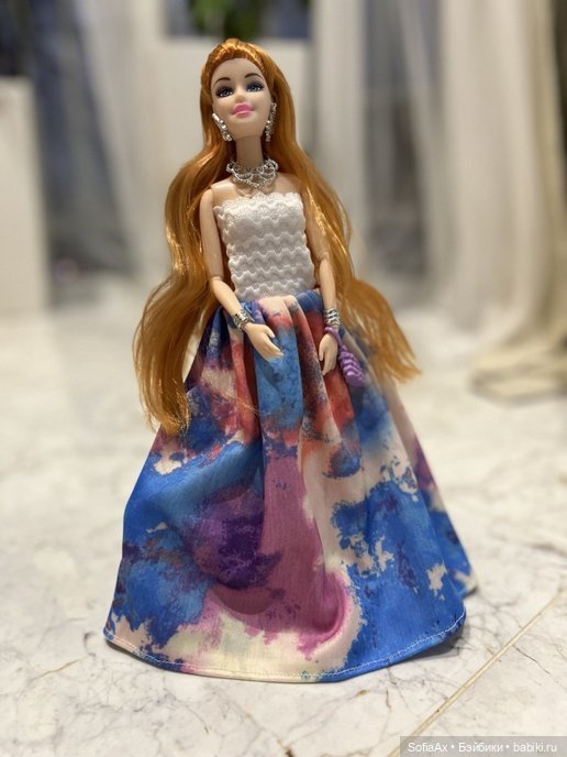 Один из первых ooakов был на кукле из FP (фото 5)