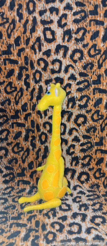 Жираф по имени Финик — Авторские игрушки из разных материалов: синельная проволока (фото 7)