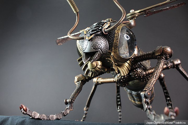 "Оса механическая" на выставке "Куклы с характером. Четвертая высота" (фото 5)