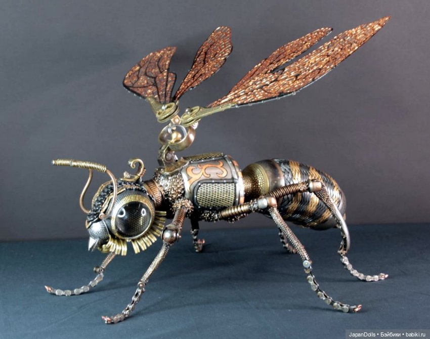 "Оса механическая" на выставке "Куклы с характером. Четвертая высота" (фото 9)