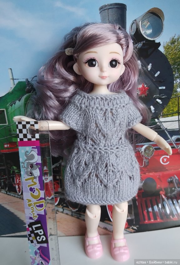 Новое платье для Бони — Одежда и обувь для кукол своими руками: фото (фото 7)