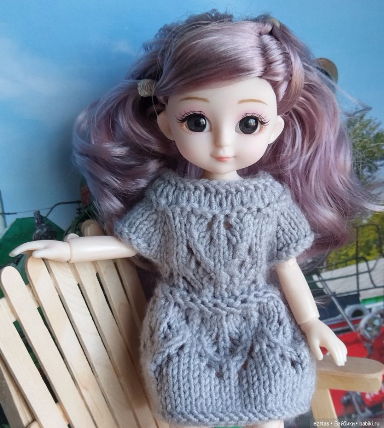 Новое платье для Бони — Одежда и обувь для кукол своими руками: фото (фото 9)
