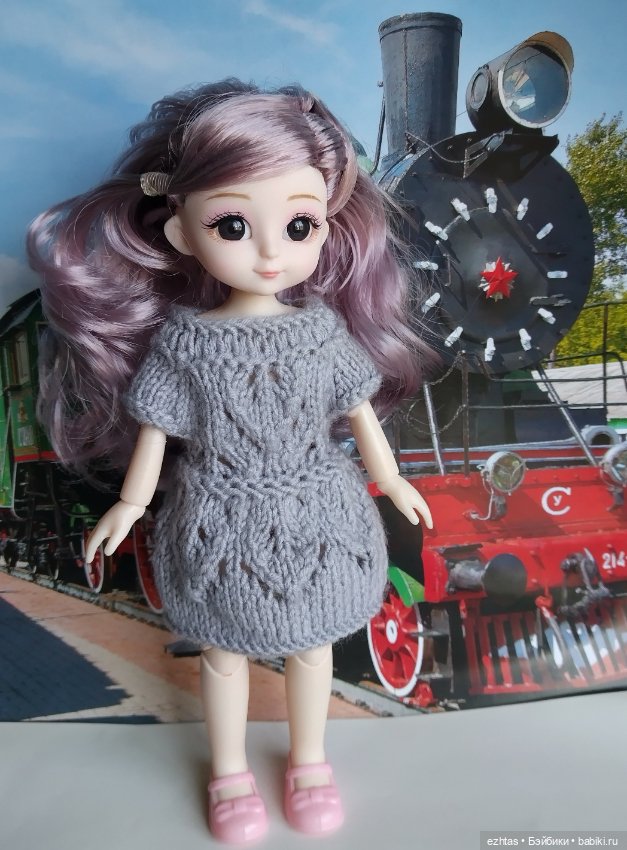 Новое платье для Бони — Одежда и обувь для кукол своими руками: фото (фото 2)